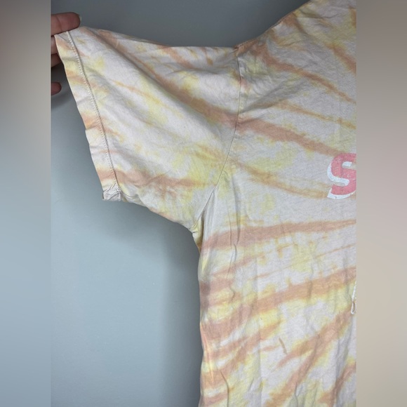 REVOLVE X One Teaspoon Starship Sunset Tie Dye Tee in Peach - Picture 8 of 11